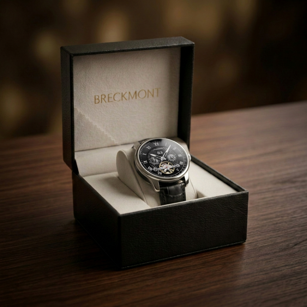 Orologio Regent Obscura con apertura open-heart di ispirazione meccanica
