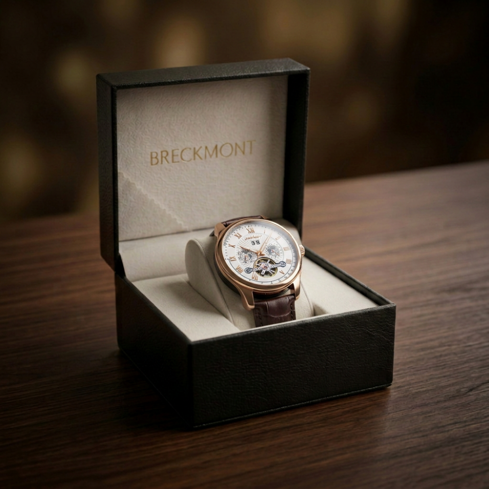 Orologio Regent Aurelius con apertura open-heart di ispirazione meccanica