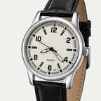Orologio elegante Ashford Avorio con cassa in acciaio inossidabile lucido