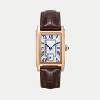 Orologio dress da uomo Dover Oro Rosa Breckmont con cassa rettangolare oro rosa