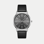 Orologio da uomo Camden Onice Breckmont con quadrante nero e cinturino in pelle