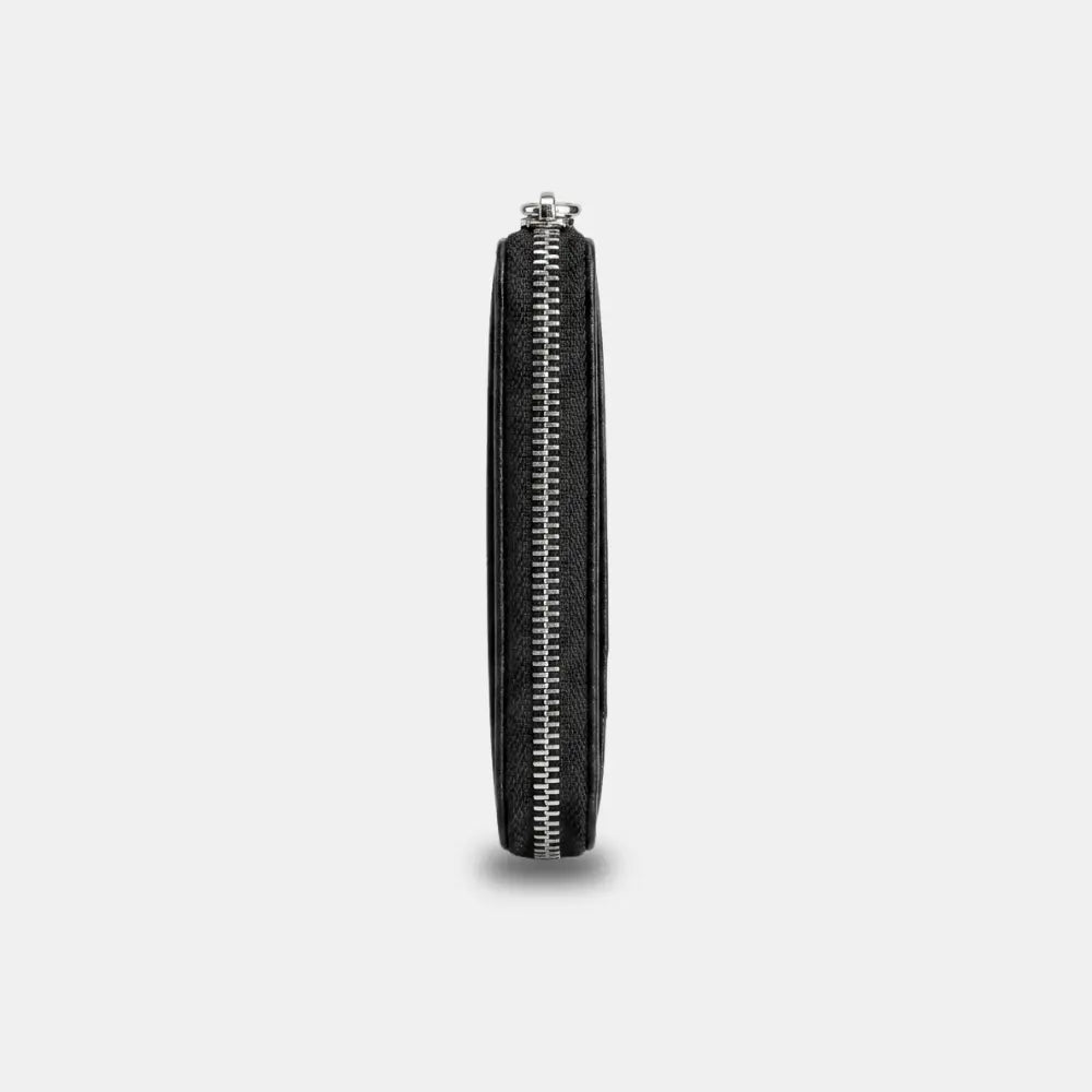 Portafoglio slim in pelle Breckmont con tasca con zip sicura