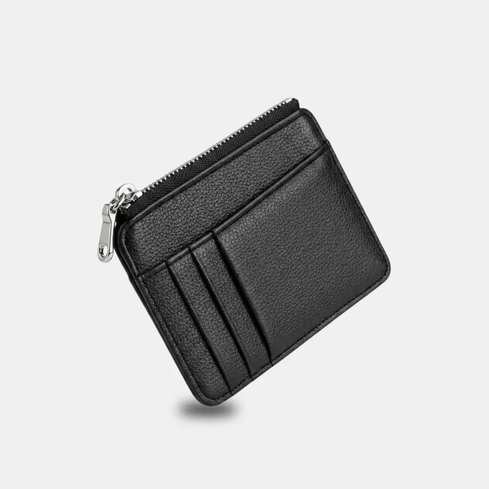 Portafoglio slim in pelle premium Breckmont, design sottile da tasca