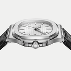 Orologio Halden Acciaio Avorio con cassa ottagonale in acciaio