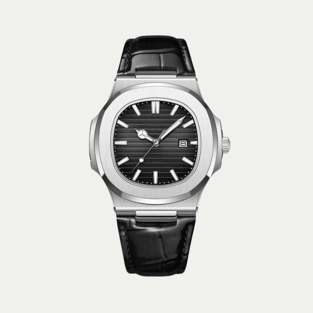 Orologio da uomo Halden Acciaio Onice Breckmont con quadrante nero onice