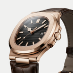 Orologio Halden Oro Rosa Onice con cassa ottagonale oro rosa