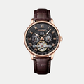 Orologio da uomo Regent Noctis Breckmont con quadrante multistrato open-heart