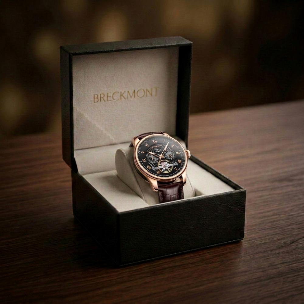 Orologio Regent Noctis con apertura open-heart di ispirazione meccanica