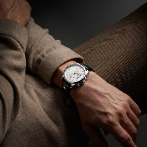 Orologio Meridian Acciaio Avorio Breckmont, vista laterale