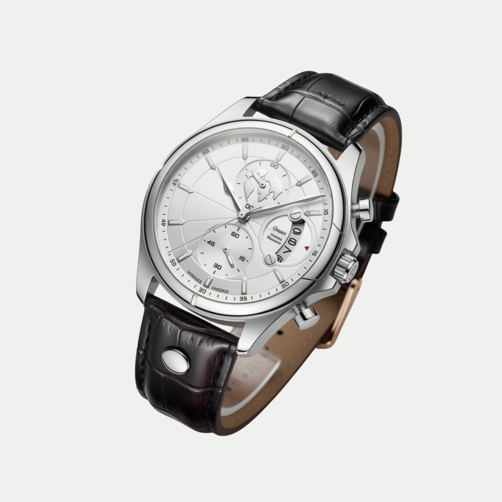 Orologio Meridian Acciaio Avorio con cassa in acciaio inossidabile